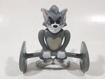 2021 McDonald's Tom & Jerry Tom's Barbell Long Weight 3 1/2" Tall Toy Figure