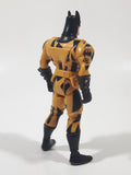1994 Kenner DC Comics Batman Yellow and Black Suit 4 3/4" Tall Toy Action Figure Bruce Wayne