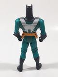 1994 Kenner DC Comics Batman Teal Green Suit 4 3/4" Tall Toy Action Figure Bruce Wayne