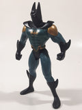 1994 Kenner DC Comics Batman Dark Teal Green and Gold Suit 5 1/2" Tall Toy Action Figure Bruce Wayne