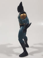 1994 Kenner DC Comics Batman Dark Teal Green and Gold Suit 5 1/2" Tall Toy Action Figure Bruce Wayne