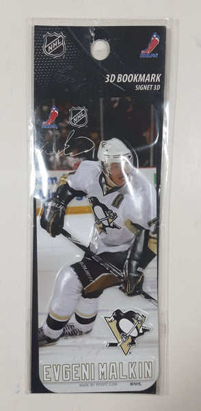 Ppopz NHL Ice Hockey Evgeni Malkin Pittsburgh Penguins 3D Bookmark New in Package