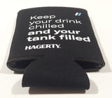 Hagerty Keep Your Drink Chilled and Your Tank Filled Black Foam Can Cooler Drink Koozie