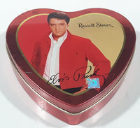 2003 Russell Stover EPE Elvis Presley Heart Shaped Tin Metal Container
