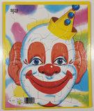 Vintage Jessup Paper Box Tee Pee Toys No. 1212 Clown Frame Tray Puzzle