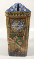 Churchill's Peter Pan Big Ben Clock 3D Metal Tin Coin Bank Collectible