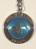 Hershey's Kisses Blue Metal Spinning Key Chain