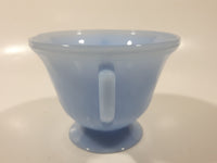 Vintage Pyrex Delphite Light Blue Glass Pedestal Sugar Bowl