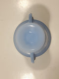 Vintage Pyrex Delphite Light Blue Glass Pedestal Sugar Bowl