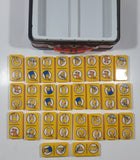 2006 Sababa Toys 20th Century Fox The Simpsons Dominoes Tin Metal Lunch Box Container Missing Two Dominos