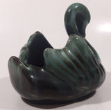 Vintage Blue Mountain Pottery 5 1/2" Long Drip Glaze Swan Bird Candy Nut Dish