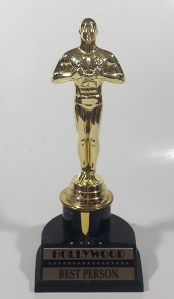 Hollywood Best Person Gold Oscar 8 1/4" Tall Plastic Trophy Award Statue