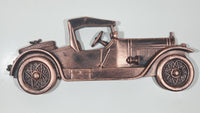 Vintage 1974 MCMLXXIV Dart Industries #7338 Antique Classic Car Copper Look Plastic Wall Plaque Hanging