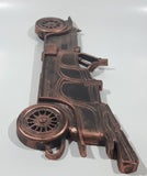 Vintage 1974 MCMLXXIV Dart Industries #7337 Antique Classic Car Copper Look Plastic Wall Plaque Hanging