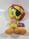 2003 Warner Bros Looney Tunes Tweety Bird Pirate 12" Toy Plush Stuffed Character