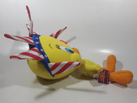 2003 Warner Bros Looney Tunes Tweety Bird USA Flag Lady Liberty Statue of Liberty 16" Toy Plush Stuffed Character