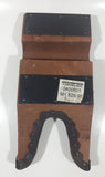 Stampede Tack Est. 1967 Cloverdale, B.C. Canada Leather Wood Wooden Boot Jack Puller with Leather Advertising Piece