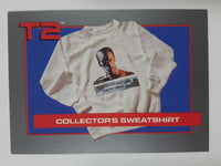 1991 Carolco Pictures T-2 Terminator 2 Judgement Day Merchandise Offer Collector's Sweatshirt Trading Card