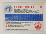 1992 Nabisco Brands MLB Baseball #34 Toronto Blue Jays Ernie Whitt Trading Card