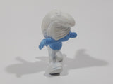 2015 McDonald's Peyo Smurfs Clumsy 2 5/8" Tall PVC Toy Figure