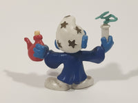 Vintage W. Germany Peyo Smurfs Bully Wizard 2 1/8" Tall Toy Figure