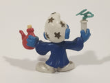 Vintage W. Germany Peyo Smurfs Bully Wizard 2 1/8" Tall Toy Figure