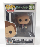 2017 Funko Pop! Animation Rick and Morty #304 Lawyer Morty 4" Tall Toy Vinyl Figure New in Box