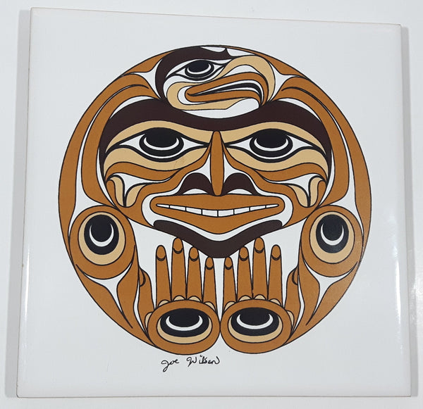 Joe Wilson Aboriginal Artwork 6" x 6" Ceramic Tile Trivet