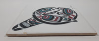 Joe Wilson Orca Killer Whale Aboriginal Artwork 6" x 6" Ceramic Tile Trivet Tiny Edge Chip