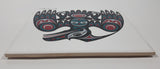 Joe Wilson Raven Aboriginal Artwork 6" x 6" Ceramic Tile Trivet