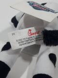 2002 CFA Properties Chick-Fil-A College Football Hall of Fame FRN Experience "Enjoy Tha Hall of Fame Not Burgerz" 6 1/2" Tall Stuffed Animal Cow Character Plush