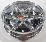 Wurth Wheel Rim Shaped 10 1/2" Diameter Advertising Wall Clock with Tool Shaped Hands