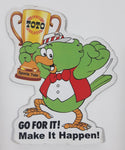 Toto Sports Malaysia For For It! Make It Happen! Lottery 2 1/4" x 2 3/4" Thin Rubber Fridge Magnet