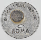 Bocca Della Verita Roma The Mouth of Truth Rome Italy 1 1/4" Metal Fridge Magnet