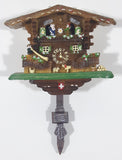 Switzerland Swiss Bavarian Cuckoo Clock Shaped 2 1/4" x 4" 3D Resin Fridge Magnet