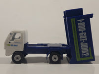 1-800-Got-Junk? Dump Truck White and Blue Die Cast Toy Car Vehicle