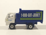 1-800-Got-Junk? Dump Truck White and Blue Die Cast Toy Car Vehicle