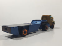 2019 Hot Wheels Super Rigs Bank Roller Semi Truck and Trailer Gold Brown Die Cast Toy Car Vehicle