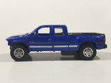 Welly No. 49759 1999 Chevrolet Silverado 1500 Pickup Truck Blue 1/36 Scale Die Cast Toy Car Vehicle with Opening Doors