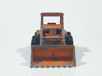 Vintage Majorette No. 211 & 263 Tracto Bull Dozer Front End Loader Orange 1/87 Scale Die Cast Toy Construction Equipment Vehicle