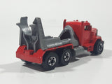 1989 Hot Wheels Peterbilt Cement Mixer Truck Red Die Cast Toy Car Vehicle