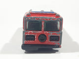 1982 Hot Wheels Fire Eater Red Fire Truck Die Cast Toy Car Vehicle - BW - Blue Lights