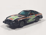 Vintage 1982 Kidco Lock Ups Datsun 240Z Turbo Black Die Cast Toy Car Vehicle with Opening Doors Made in Macao