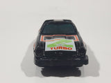 Vintage 1982 Kidco Lock Ups Datsun 240Z Turbo Black Die Cast Toy Car Vehicle with Opening Doors Made in Macao