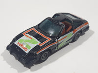 Vintage 1982 Kidco Lock Ups Datsun 240Z Turbo Black Die Cast Toy Car Vehicle with Opening Doors Made in Macao