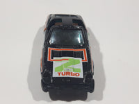 Vintage 1982 Kidco Lock Ups Datsun 240Z Turbo Black Die Cast Toy Car Vehicle with Opening Doors Made in Macao