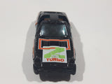 Vintage 1982 Kidco Lock Ups Datsun 240Z Turbo Black Die Cast Toy Car Vehicle with Opening Doors Made in Macao