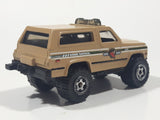 2009 Matchbox Croc Zoo Chevy Blazer 4x4 Tan Brown Die Cast Toy Car Vehicle