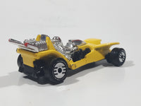 1995 Hot Wheels Ultra Hots Pipe Jammer Yellow Die Cast Toy Car Vehicle