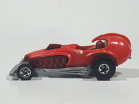 1994 Hot Wheels Color FX Grim Creeper Skullrider Red and White Die Cast Toy Car Vehicle